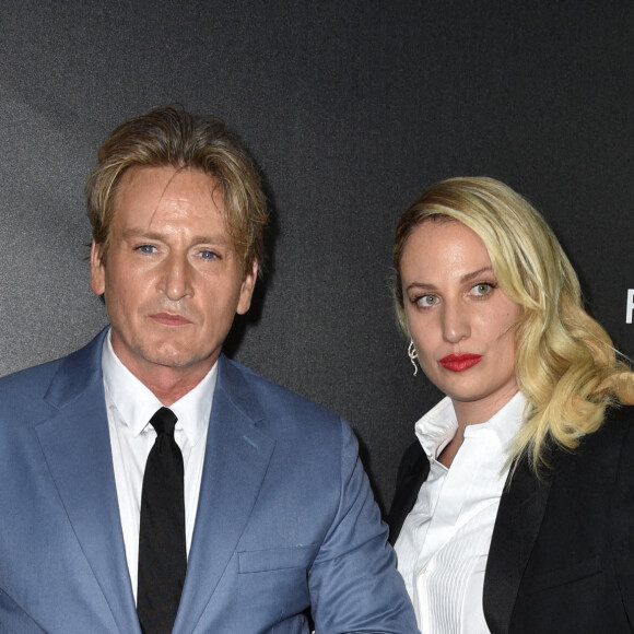 Benoît Magimel et son épouse Margot Pelletier assistent à la soirée des Trophées Chopard 2021, lors du 74ème Festival du film de Cannes, au salon Croisette de l'hôtel Majestic. Cannes, le 9 juillet 2021 © Borde / Jacovides / Moreau / Bestimage