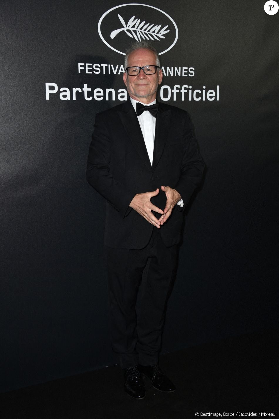 Thierry Frémaux, délégué général du Festival de Cannes, assiste à la soirée des Trophées Chopard 2021, lors du 74ème Festival du film de Cannes, au salon Croisette de l'hôtel Majestic. Cannes, le 9 juillet 2021 © Borde / Jacovides / Moreau / Bestimage