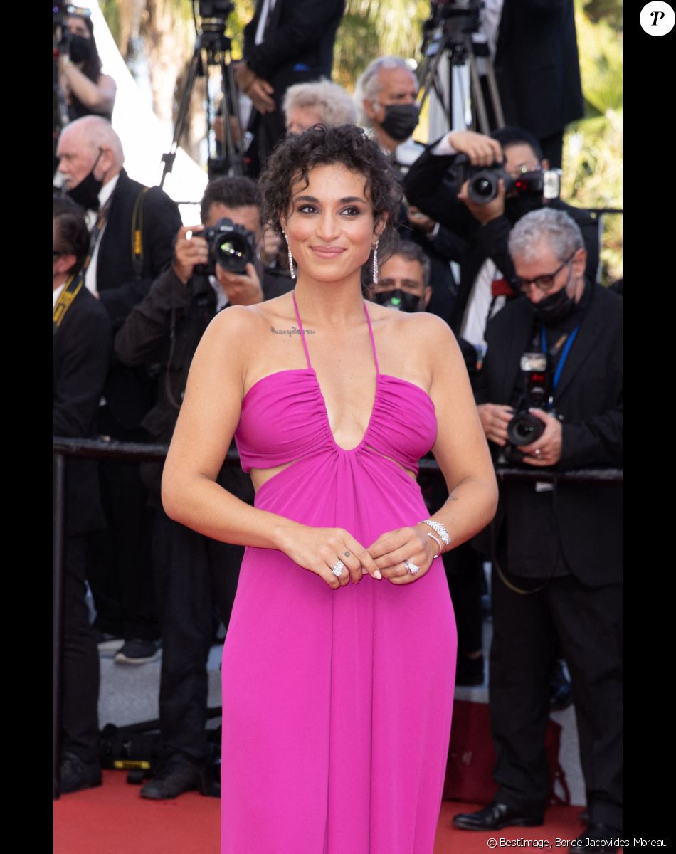 Camélia Jordana - Montée des marches du film " Annette " lors de la cérémonie d'ouverture du 74ème Festival International du Film de Cannes. Le 6 juillet 2021 © Borde-Jacovides-Moreau / Bestimage