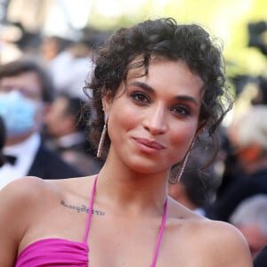 Camélia Jordana - Montée des marches du film " Annette " lors de la cérémonie d'ouverture du 74ème Festival International du Film de Cannes. Le 6 juillet 2021 © Borde-Jacovides-Moreau / Bestimage 