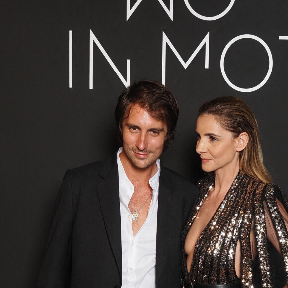 Clotilde Courau et Maxime Roy - Photocall de la soirée Kering "Women In Motion" lors du 74e Festival de Cannes, le 11 juillet 2021. © Jacovides-Borde-Moreau/Bestimage