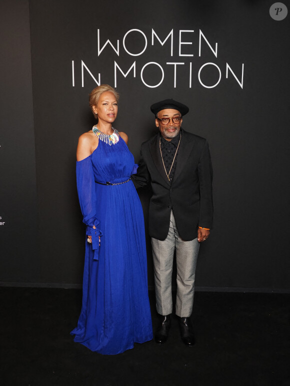 Spike Lee et sa femme Tonya Lewis Lee - Photocall de la soirée Kering "Women In Motion" lors du 74e Festival de Cannes, le 11 juillet 2021. © Jacovides-Borde-Moreau/Bestimage
