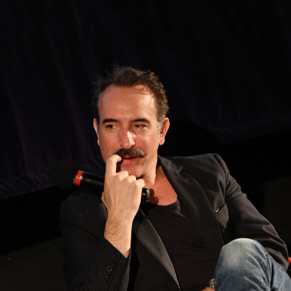 Jean Dujardin en Master Class dans le cadre de "Nice 2019 : l'Odyssée du Cinéma " à la cinémathèque de Nice le 31 mars 2019. Nice lance officiellement l'année du cinéma pour les 100 ans de son studio de cinéma "La Victorine". © Bruno Bebert/Bestimage