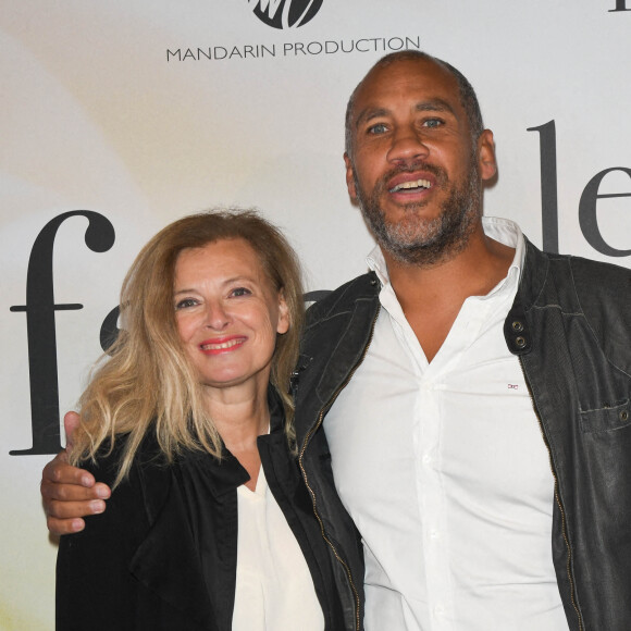 Valérie Trierweiler et son compagnon Romain Magellan - Avant-première du film "Les fantasmes" au cinéma Pathé Wepler à Paris. Le 24 juin 2021 © Coadic Guirec / Bestimage
