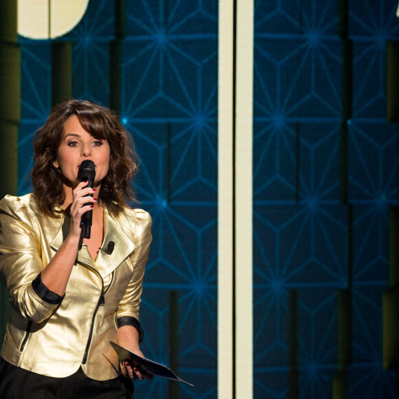 Exclusif - Faustine Bollaert - Enregistrement de l'émission "La Boîte à secrets 4" à Paris, présentée par F.Bollaert, et diffusée le 10 avril sur France 3. Le 23 janvier 2020 © Tiziano Da Silva / Bestimage