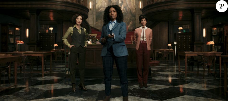 Michelle Yeoh, Angela Bassett et Carla Gugino dans le film "Bloody Milkshake", de Navot Papushado. En salle le 21 juillet 2021.