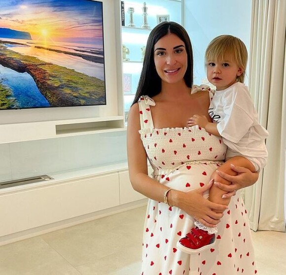 Martika avec sa fille Mia, juin 2021