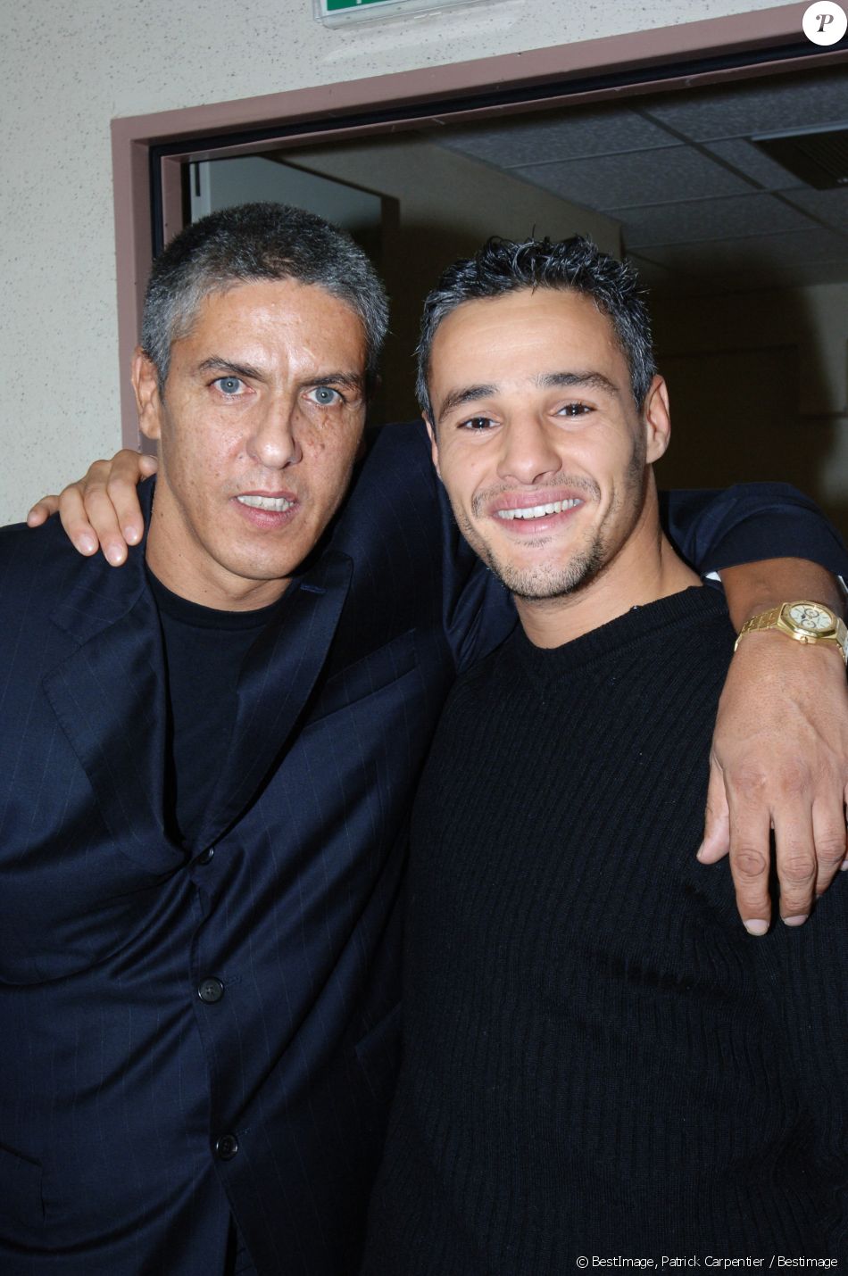 Archives - Samy Naceri et son ami Farid Khider champion du monde de boxe thail. - © Patrick Carpentier / Bestimage