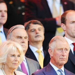 Le prince Harry, entouré du prince William, du prince Charles et de Camilla Parker Bowles, duchesse de Cornouailles, a assisté à la cérémonie d'ouverture des Invictus Games au stade olympique de Londres. Le 10 septembre 2014