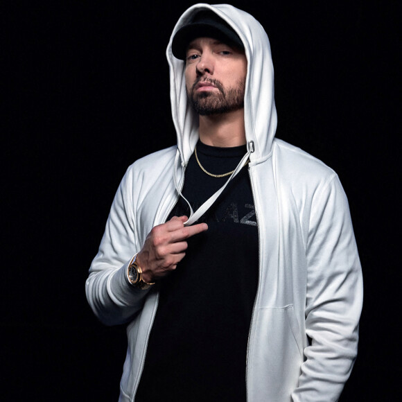 Eminem pose pour la nouvelle campagne de la marque Rag & Bone. Le 9 juillet 2018.