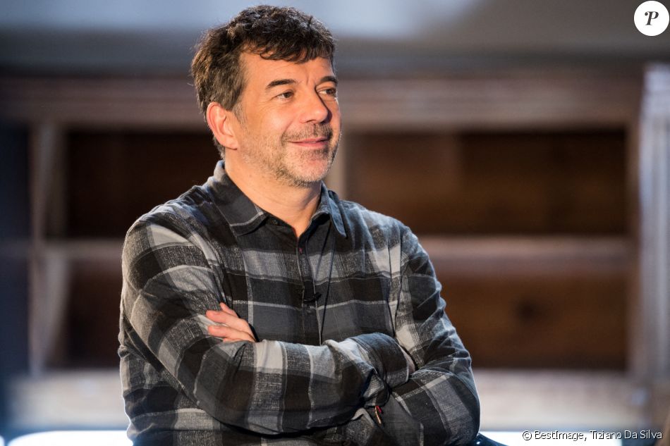Stéphane Plaza lors de l'enregistrement de l'émission "Animaux Stars" présentée par Bernard Montiel qui sera diffusée le 3 avril 2021 à 17h30, à Paris, France, le 2 février 2021. © Tiziano Da Silva/Bestimage