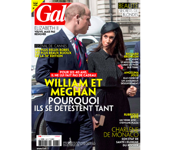 Magazine "Gala" en kiosques le 22 juillet 2021.