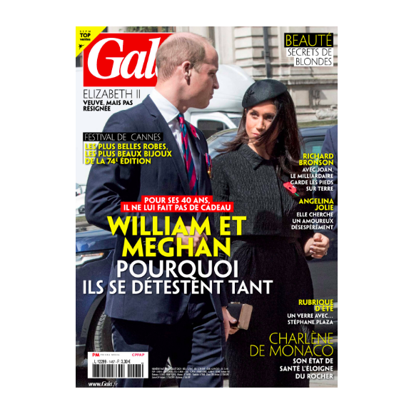 Magazine "Gala" en kiosques le 22 juillet 2021.