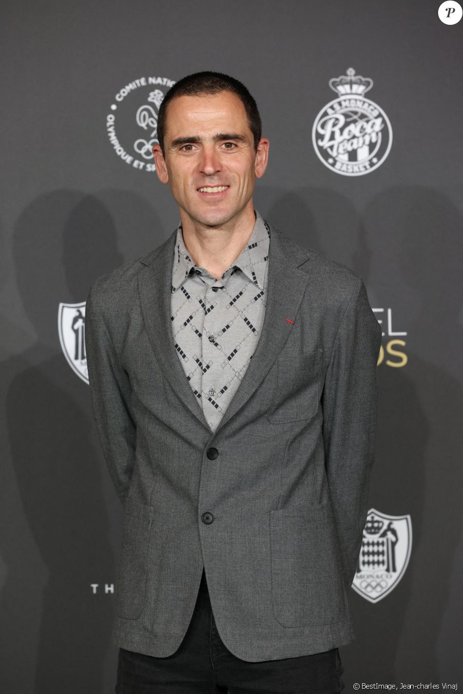 Julien Absalon, champion olympique de VTT - Photocall et cérémonie des Sportel Awards 2020 à la salle Prince Pierre du Grimaldi Forum de Monaco le 27 octobre 2020. © Jean-charles Vinaj / Bestimage
