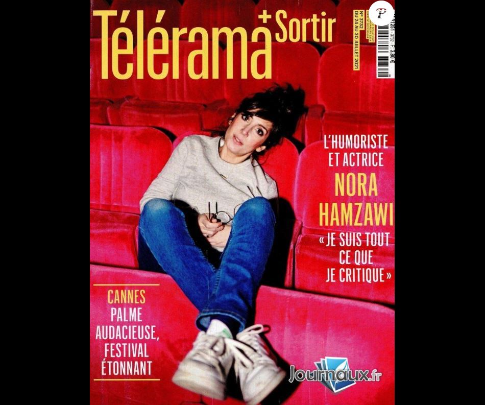 Couverture du magazine "Télérama" du 22 juillet 2021