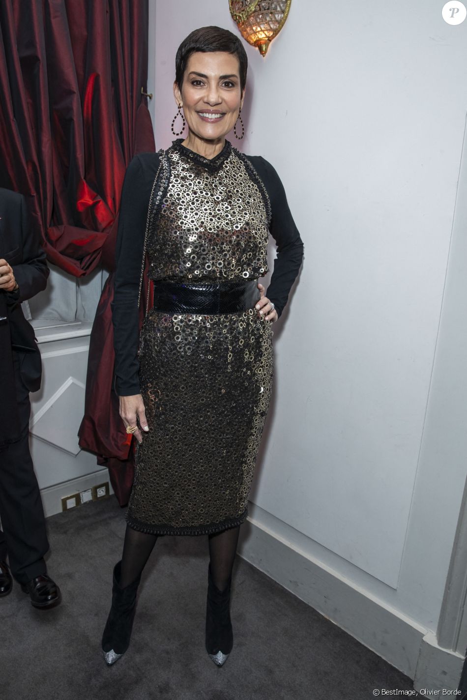Cristina Cordula - Dîner de gala de l'association AEM (Un Avenir pour les Enfants du Monde) au bénéfice des enfants du Rwanda organisé par B.Djian au Pavillon Ledoyen à Paris, France, le 12 décembre 2019. © Olivier Borde/Bestimage