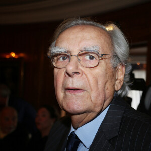 Bernard Pivot au restaurant Drouant à Paris le 4 novembre 2019. © Jonathan Rebboah/Panoramic/Bestimage