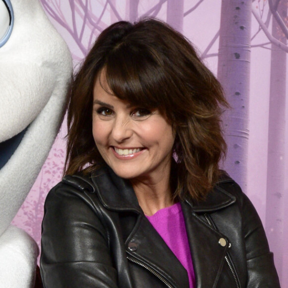 Faustine Bollaert lors du lancement des nouvelles attractions au parc Disneyland à Paris.  © Disney via Bestimage