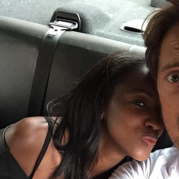 Hapsatou Sy file le parfait amour avec son compagnon l'animateur télé Vincent Cerutti, également père de ses deux enfants Abbie et Isaac.