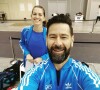 Maria Belen Perez Maurice et son fiancé et coach Lucas Saucedo sur Instagram.