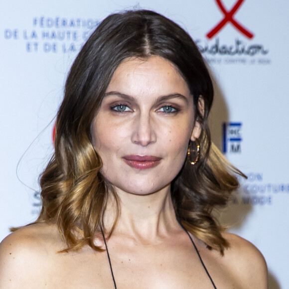 Laetitia Casta lors du photocall de la 18ème édition du "Dîner de la mode du Sidaction" au Pavillon Cambon Capucines - Potel et Chabot à Paris, France, le 23 janvier 2020. © Olivier Borde/Bestimage 