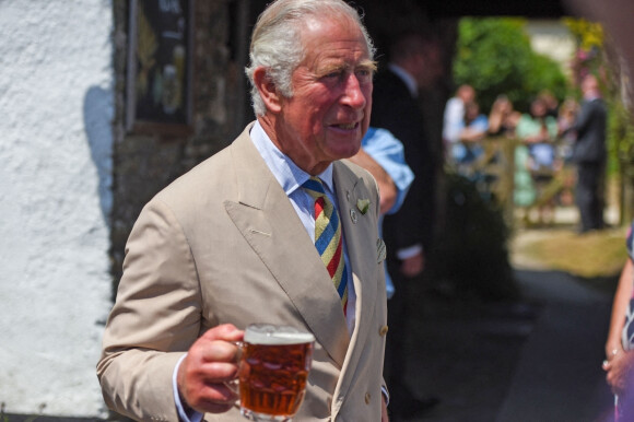 Le prince Charles, prince de Galles à Iddesleigh, le 21 juillet 2021.