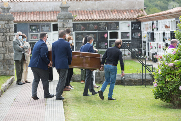 Obsèques de Menchu Àlvarez del Valle au cimetière de Ribadesella, le 28 juillet 2021.