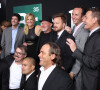 Vince Gilligan, RJ Mitte, Bryan Cranston, Laura Fraser, Bob Odenkirk, Anna Gunn et Aaron Paul à l'avant-première de la série "Breaking Bad" à Culver City, le 25 juillet 2013.