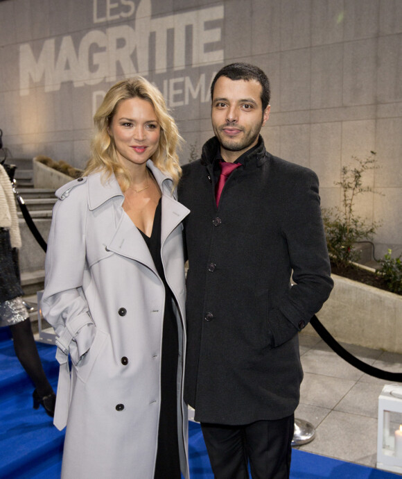 Virginie Efira et son compagnon Mabrouk El Mechri assistent à la 4ème Cérémonie des Magritte du Cinéma, au Square à Bruxelles.