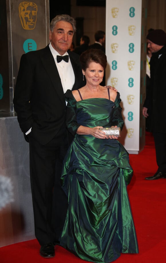 Jim Carter et sa femme Imelda Staunton - Cérémonie des "British Academy of Film and Television Arts" (BAFTA) 2015 au Royal Opera House à Londres, le 8 février 2015.