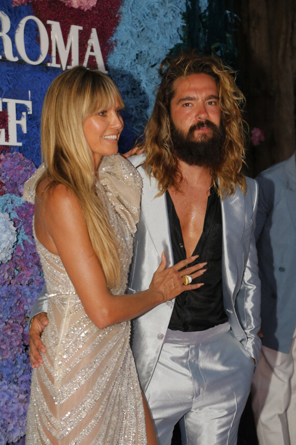 Heidi Klum et son mari Tom Kaulitz - Soirée LuisaViaRoma UNICEF Summer Gala 2021 à Capri en Italie le 31 juillet 2021.