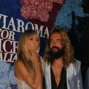 Heidi Klum et son mari Tom Kaulitz - Soirée LuisaViaRoma UNICEF Summer Gala 2021 à Capri en Italie le 31 juillet 2021.