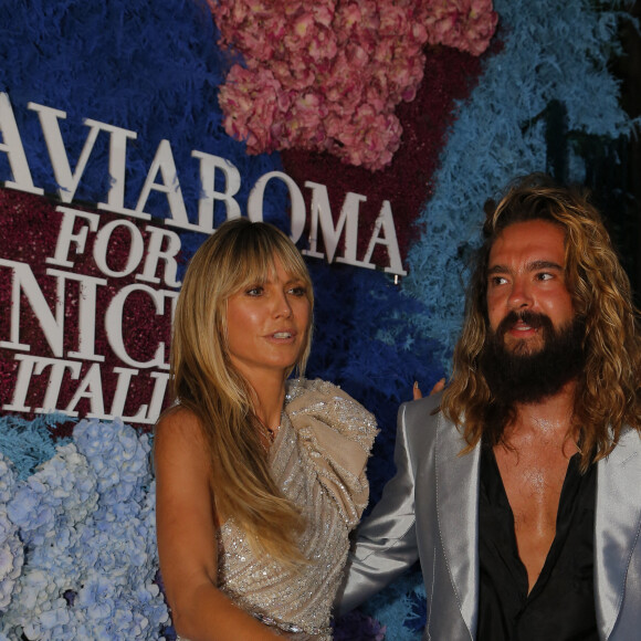 Heidi Klum et son mari Tom Kaulitz - Soirée LuisaViaRoma UNICEF Summer Gala 2021 à Capri en Italie le 31 juillet 2021.