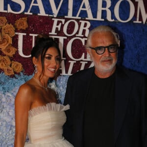 Flavio Briatore et sa femme Elisabetta Gregoraci - Soirée LuisaViaRoma UNICEF Summer Gala 2021 à Capri en Italie le 31 juillet 2021.