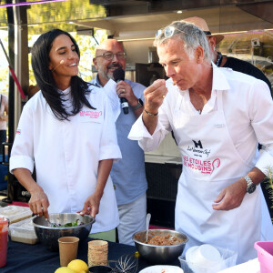 Franck Dubosc et son épouse Danièle ont activement participé à la 1ère Journée du Liban à Mougins. © Bruno Bebert/Bestimage