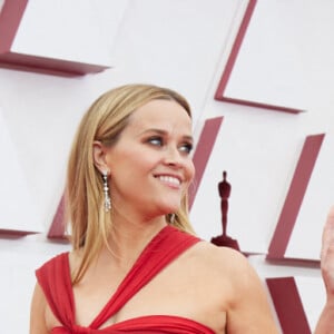 Reese Witherspoon à la 93ème cérémonie des Oscars dans la gare Union Station à Los Angeles, le 25 avril 2021. © Matt Petit/A.M.P.A.S. via ZUMA Wire/Bestimage