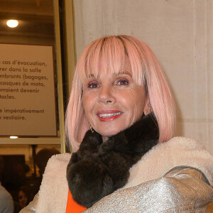 Victoria Abril arrive au défilé de mode Haute-Couture printemps-été 2020 "Jean-Paul Gaultier" au théâtre du Châtelet à Paris le 22 janvier 2020. © Christophe Clovis- Veeren Ramsamy / Bestimage