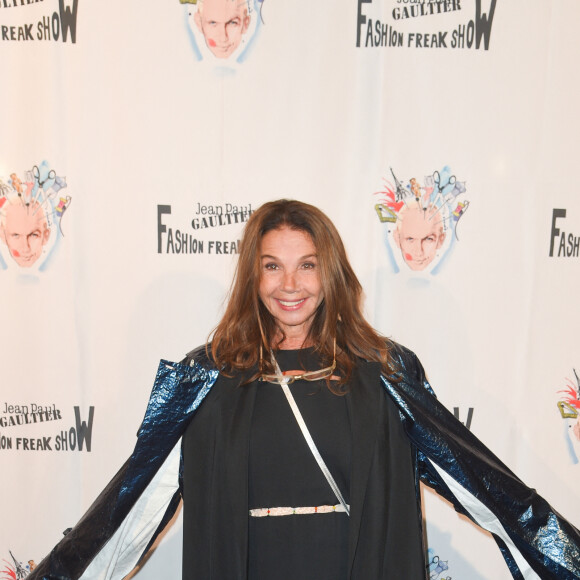 Victoria Abril à la générale de la comédie musicale de Jean-Paul Gaultier "Fashion Freak Show" au théâtre des Folies Bergère à Paris le 28 septembre 2018. © Coadic Guirec / Bestimage