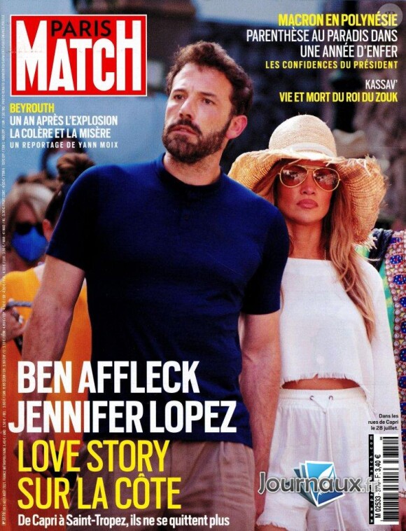 Le magazine "Paris Match" du 5 août 2021.