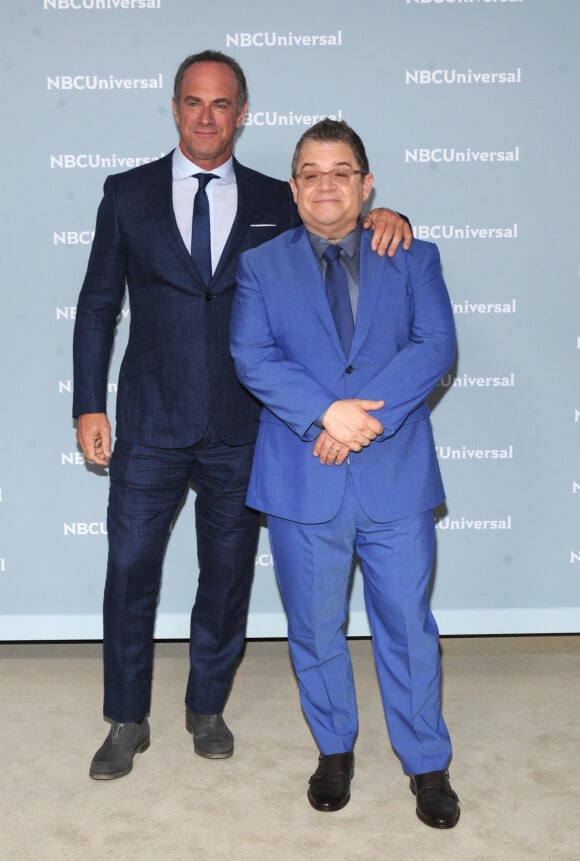 Christopher Meloni, Patton Oswalt - Soirée NBCUniversal Upfront 2018 à New York, le 14 mai 2018.