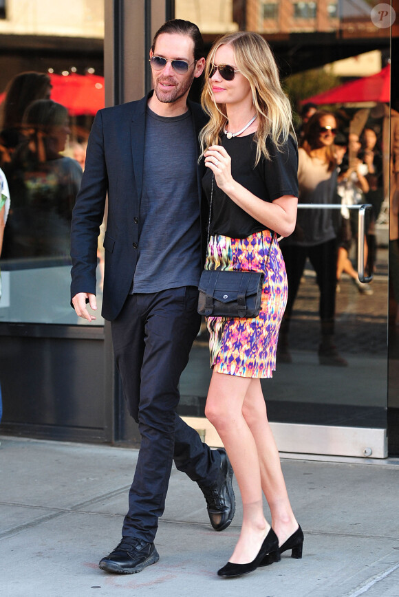 Kate Bosworth et Michael Polish à New York en 2012. 