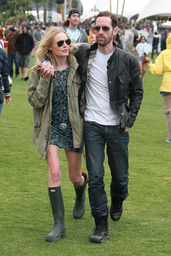 Kate Bosworth et Michael Polish au festival de musique de Coachella en 2012.