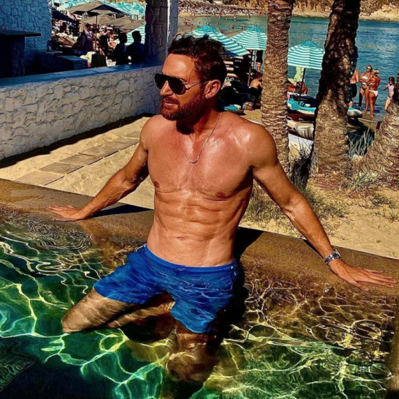 David Guetta à Mykonos. Août 2021.