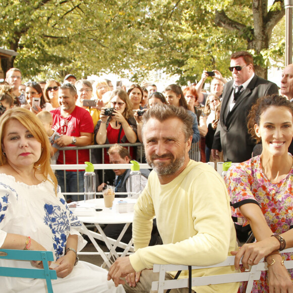 Vanessa Demouy, Ariane Séguillion, Alexandre Brasseur, Linda Hardy, Farouk Bermouga - 21e édition du Festival de la Fiction TV de La Rochelle. Le 14 septembre 2019. © Christophe Aubert via Bestimage