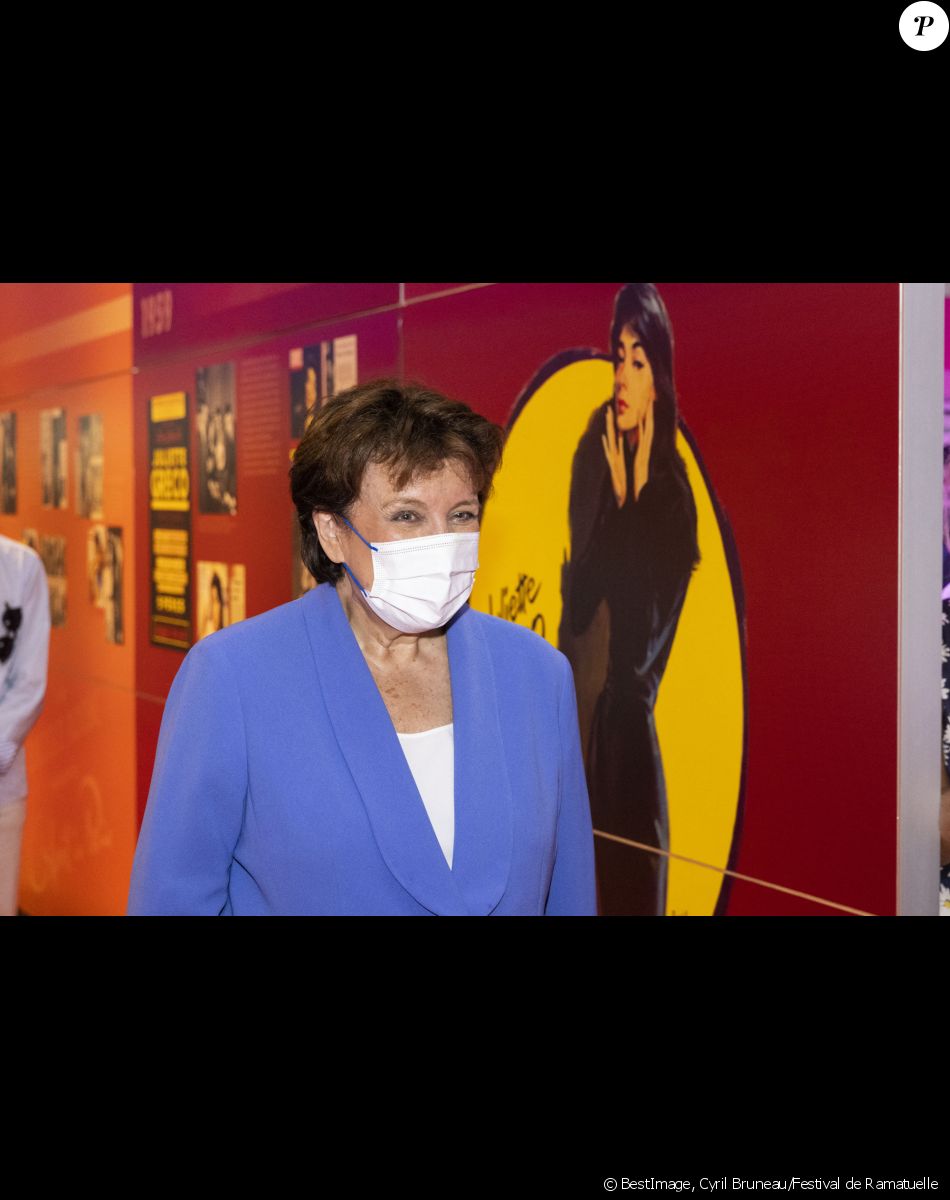 Roselyne Bachelot (ministre de la Culture) - Exposition Juliette Gréco à Saint-Tropez le 31 juillet 2021. © Cyril Bruneau/Festival de Ramatuelle/Bestimage