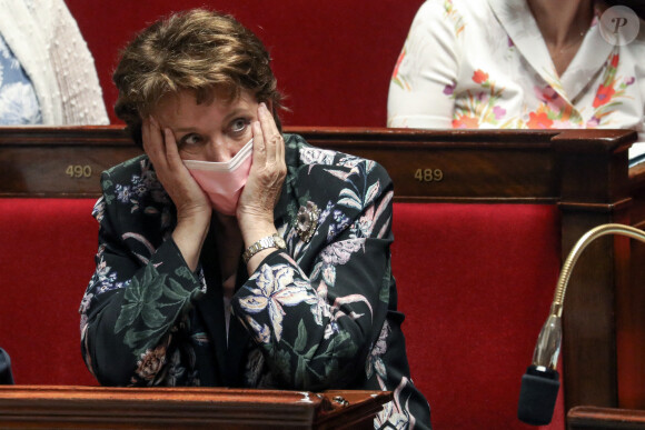 Roselyne Bachelot, ministre de la Culture - Séance de questions au gouvernement à l'Assemblée Nationale, Paris, le 20 juillet 2021. © Stéphane Lemouton / Bestimage