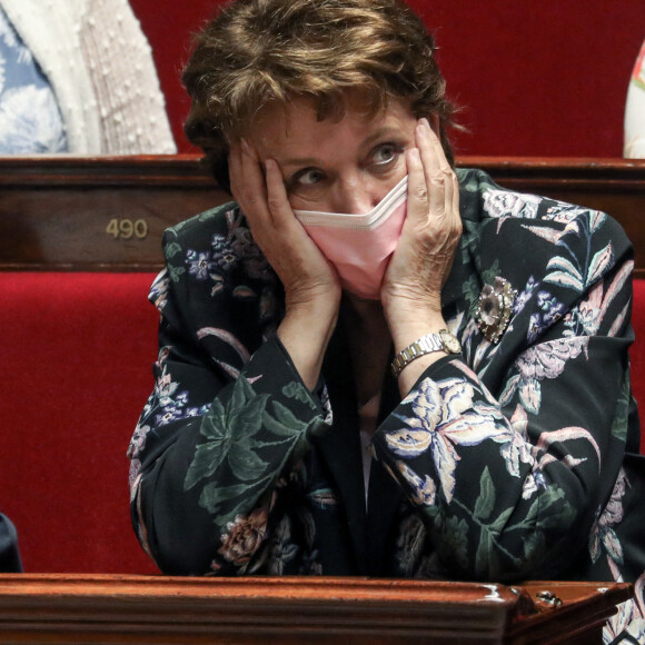 Roselyne Bachelot, ministre de la Culture - Séance de questions au gouvernement à l'Assemblée Nationale, Paris, le 20 juillet 2021. © Stéphane Lemouton / Bestimage