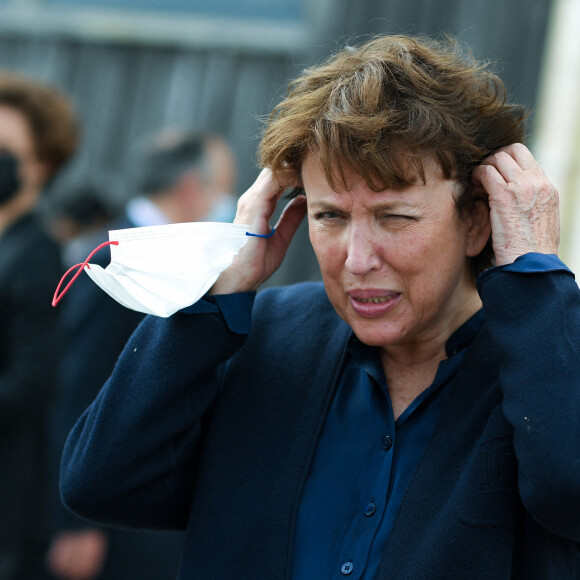 Roselyne Bachelot (ministre de la Culture et de la Communication) en visite au festival des Francofolies 2021 à La Rochelle, le 12 juillet 2021. 