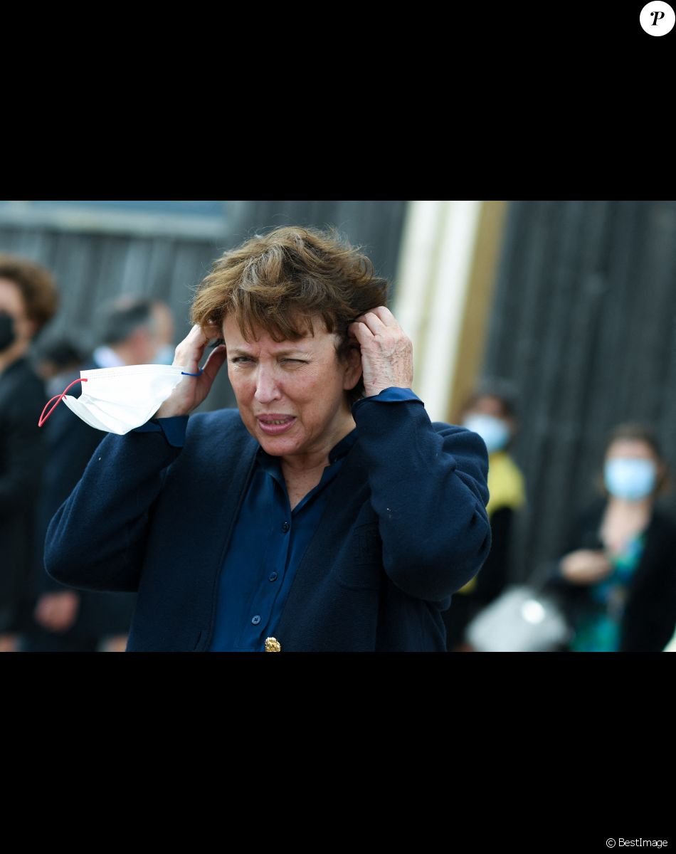 Roselyne Bachelot (ministre de la Culture et de la Communication) en visite au festival des Francofolies 2021 à La Rochelle, le 12 juillet 2021.