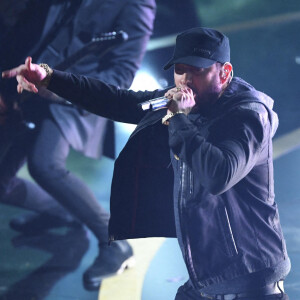 Eminem à la 92 édition des Oscars. Los Angeles, le 9 février 2020.